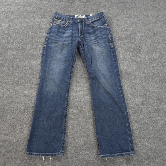 Ariat Other - Ariat Jeans Mens 32x32 Blue Denim M4 Low Rise Boot Turnout Relaxed Western Work